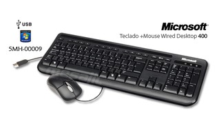 KIT TECLADO + MOUSE USB - MICROSOFT 400