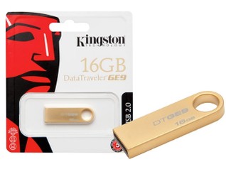 Mem.Flash USB Kingston 16GB, USB 2.0, ultra delgado.