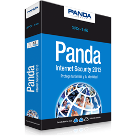 Panda Internet Security 2013, para 3 PCs, licencia 1 año